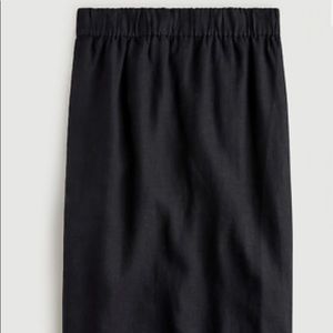 J.Crew pull-on linen skirt